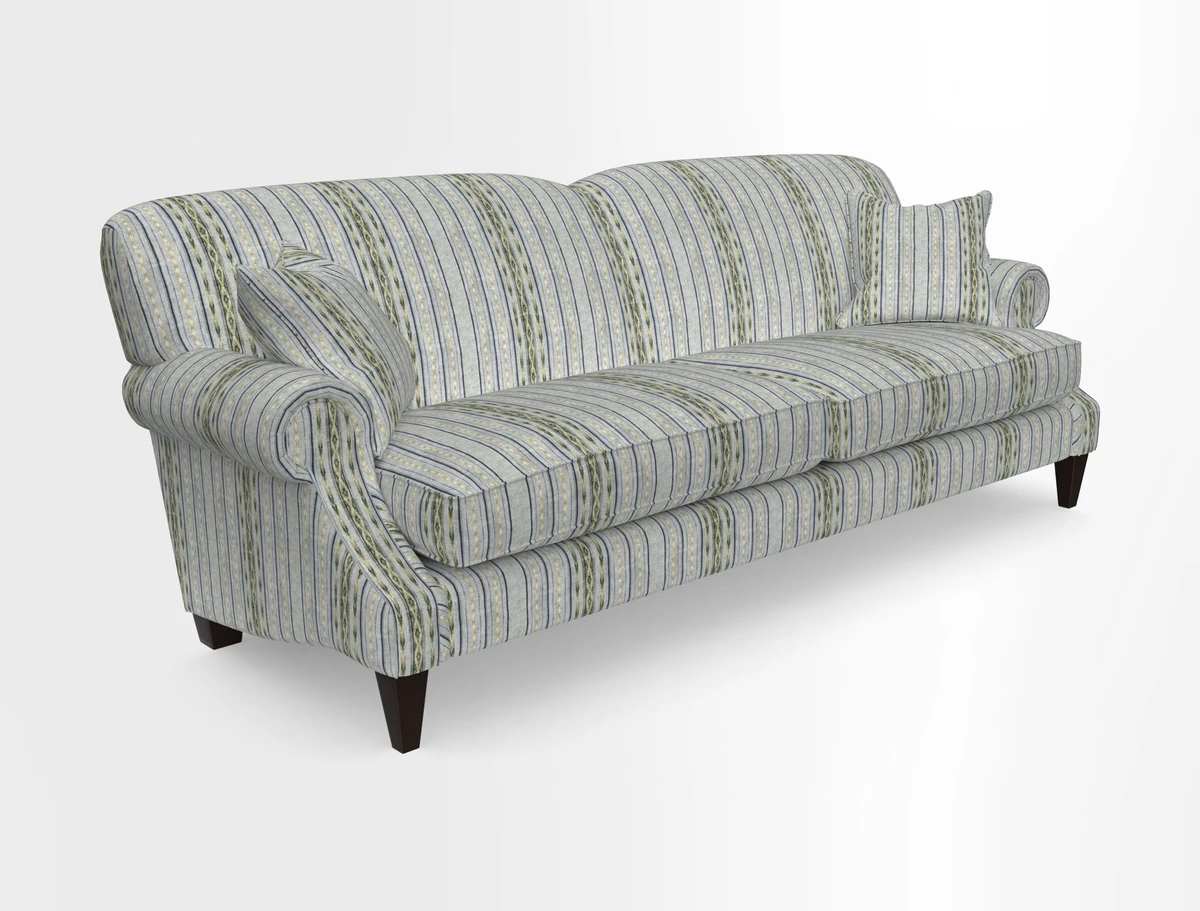 Tangmere 4 Seater Sofa in Floral Linen L'Oiseaux Tapestry 
