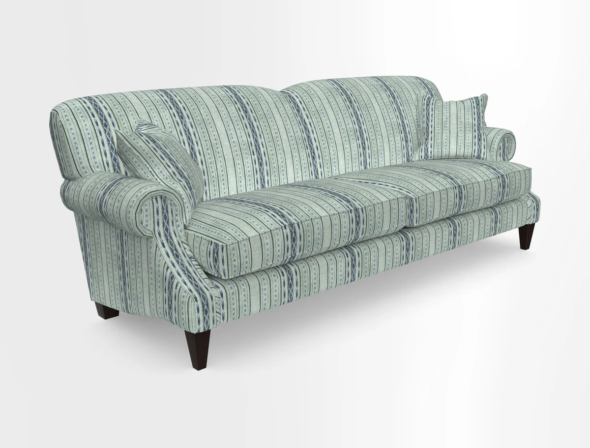 Tangmere 4 Seater Sofa in Floral Linen L'Oiseaux Tapestry 