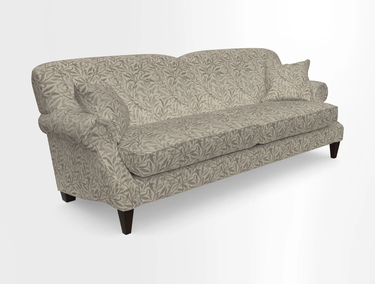 Tangmere 4 Seater Sofa in Floral Linen L'Oiseaux Tapestry 