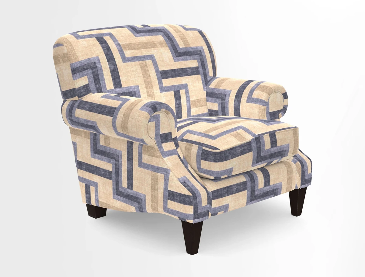 Tangmere Chair in Two Tone Plain Biscuit