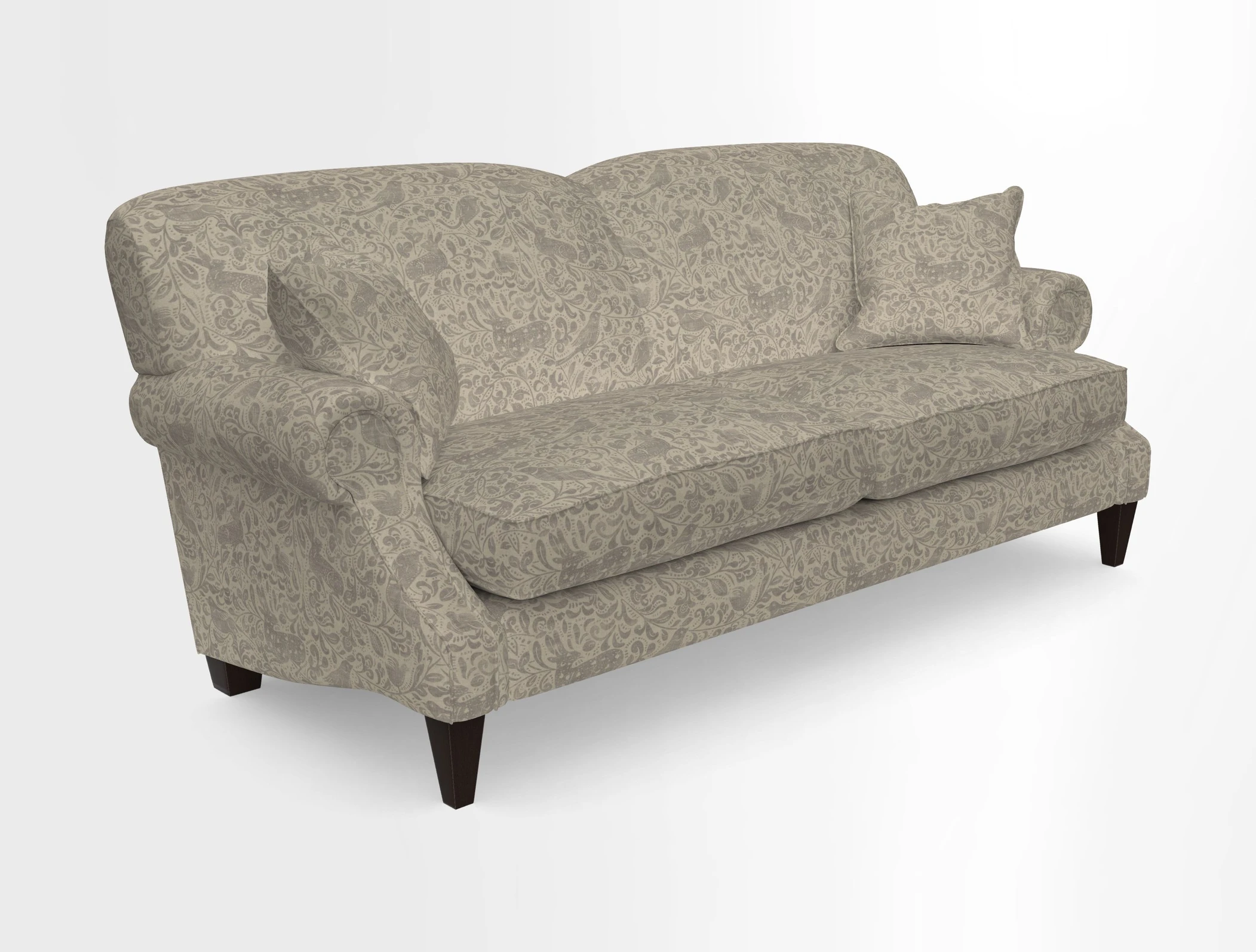 Tangmere 3 Seater Sofa in Floral Linen L'Oiseaux Tapestry 