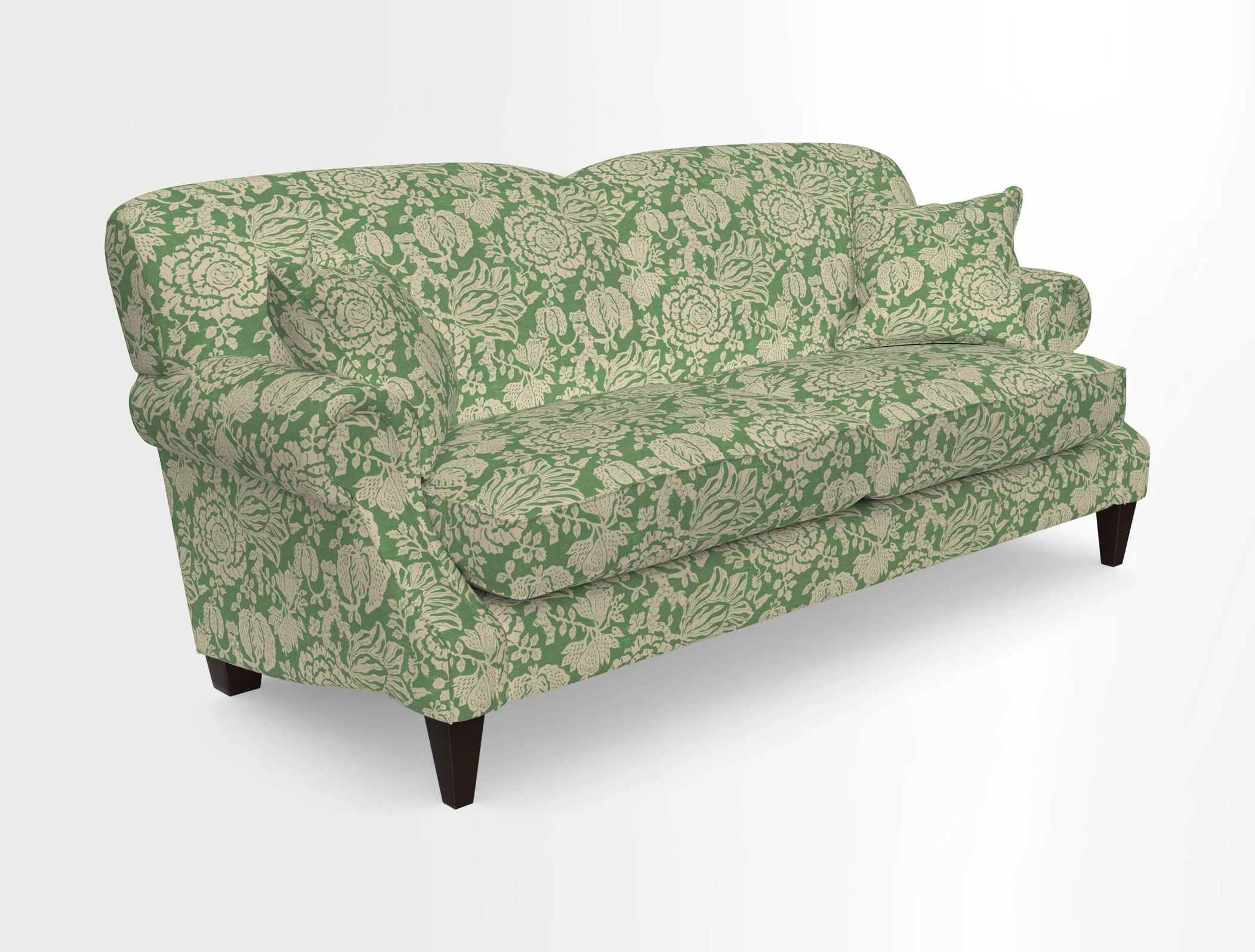 Tangmere 3 Seater Sofa in Floral Linen L'Oiseaux Tapestry 