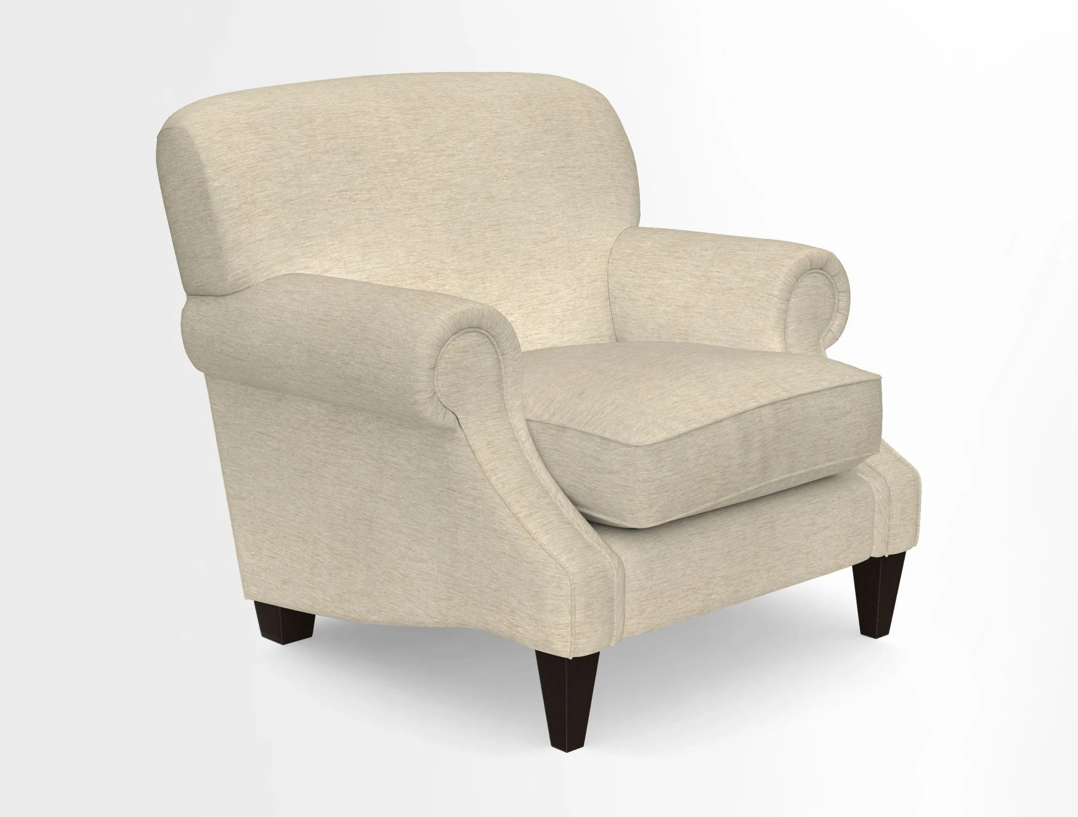 Tangmere Chair in Two Tone Plain Biscuit