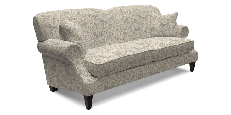 Tangmere 3 Seater Sofa in Floral Linen L'Oiseaux Tapestry 
