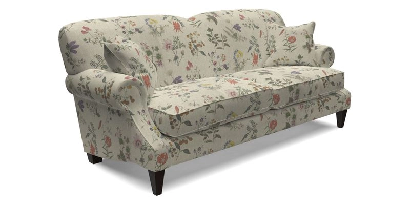 Tangmere 3 Seater Sofa in Floral Linen L'Oiseaux Tapestry 