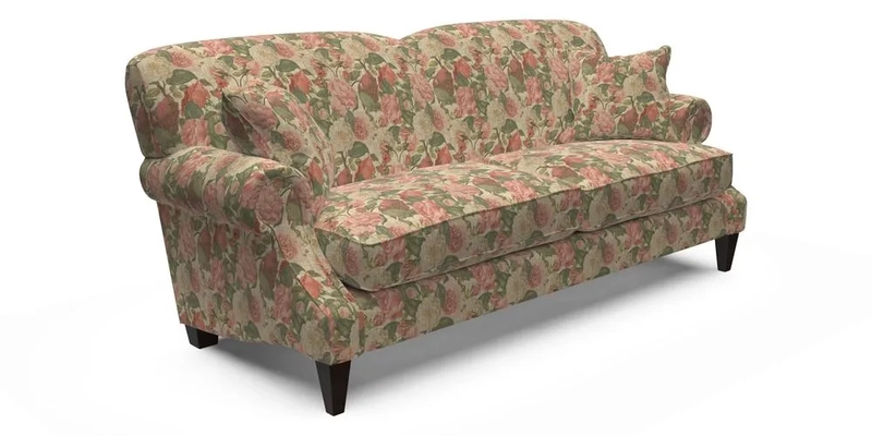 Tangmere 3 Seater Sofa in Floral Linen L'Oiseaux Tapestry 