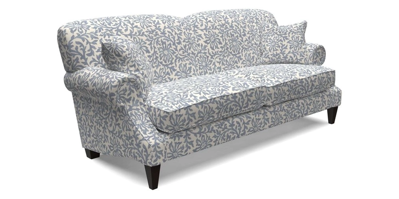 Tangmere 3 Seater Sofa in Floral Linen L'Oiseaux Tapestry 