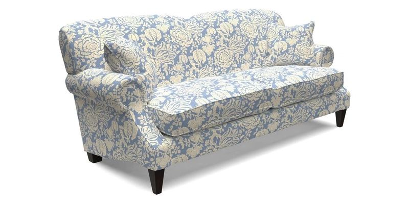Tangmere 3 Seater Sofa in Floral Linen L'Oiseaux Tapestry 