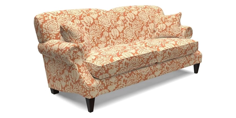 Tangmere 3 Seater Sofa in Floral Linen L'Oiseaux Tapestry 