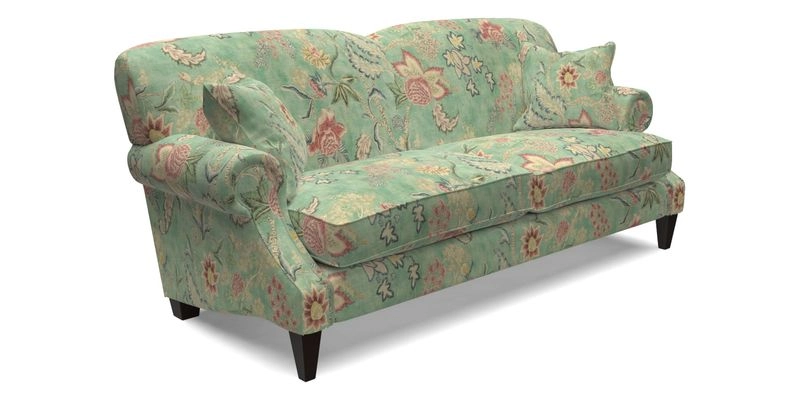 Tangmere 3 Seater Sofa in Floral Linen L'Oiseaux Tapestry 