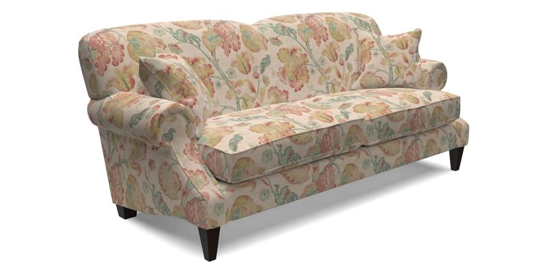 Tangmere 3 Seater Sofa in Floral Linen L'Oiseaux Tapestry 