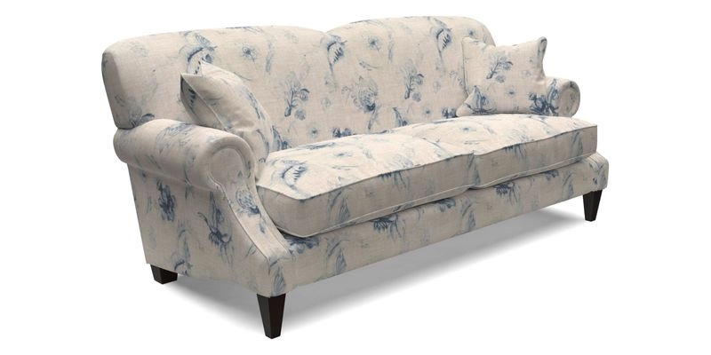 Tangmere 3 Seater Sofa in Floral Linen L'Oiseaux Tapestry 
