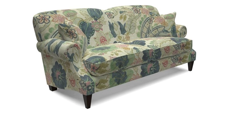Tangmere 3 Seater Sofa in Floral Linen L'Oiseaux Tapestry 