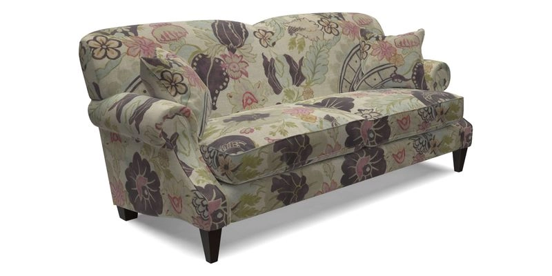 Tangmere 3 Seater Sofa in Floral Linen L'Oiseaux Tapestry 