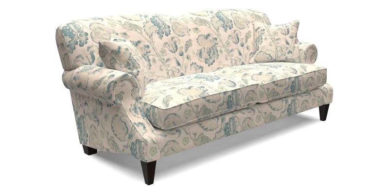 Tangmere 3 Seater Sofa in Floral Linen L'Oiseaux Tapestry 