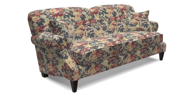 Tangmere 3 Seater Sofa in Floral Linen L'Oiseaux Tapestry 