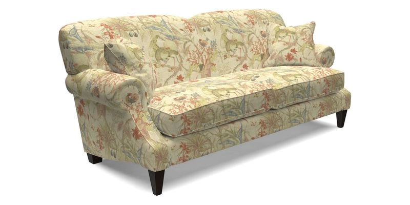 Tangmere 3 Seater Sofa in Floral Linen L'Oiseaux Tapestry 