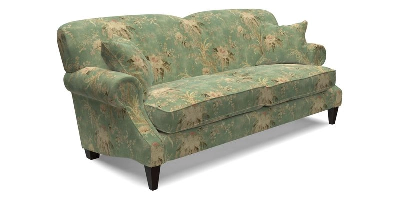Tangmere 3 Seater Sofa in Floral Linen L'Oiseaux Tapestry 