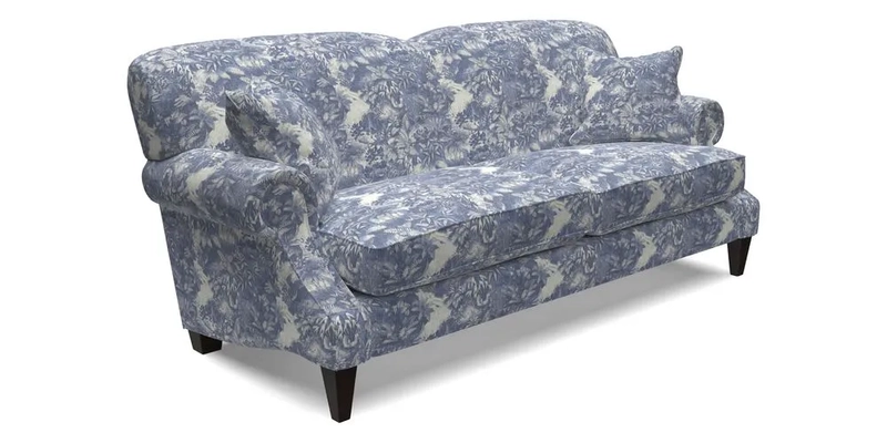 Tangmere 3 Seater Sofa in Floral Linen L'Oiseaux Tapestry 