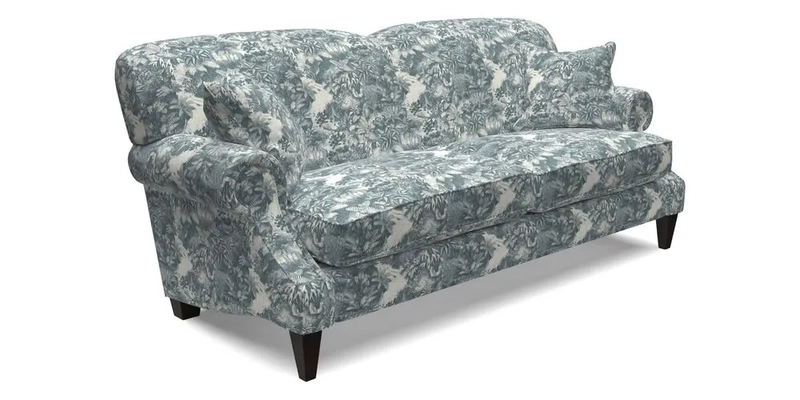 Tangmere 3 Seater Sofa in Floral Linen L'Oiseaux Tapestry 