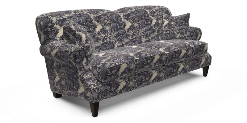 Tangmere 3 Seater Sofa in Floral Linen L'Oiseaux Tapestry 
