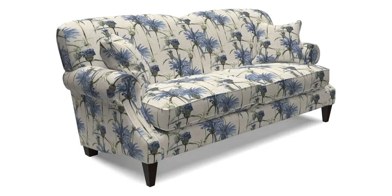 Tangmere 3 Seater Sofa in Floral Linen L'Oiseaux Tapestry 
