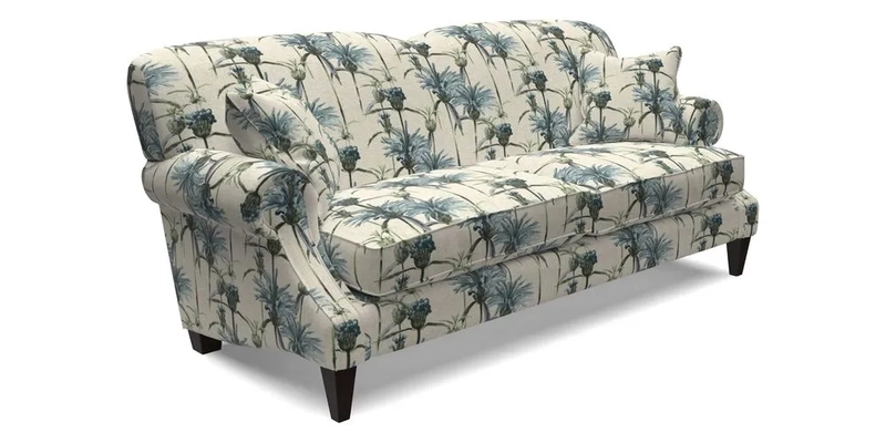 Tangmere 3 Seater Sofa in Floral Linen L'Oiseaux Tapestry 