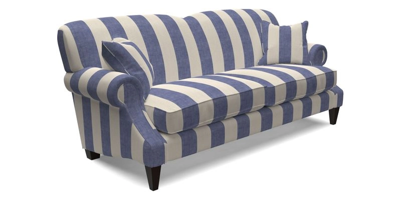 Tangmere 3 Seater Sofa in Floral Linen L'Oiseaux Tapestry 