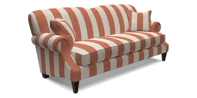 Tangmere 3 Seater Sofa in Floral Linen L'Oiseaux Tapestry 