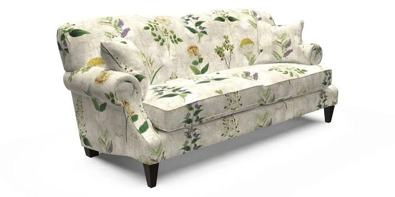 Tangmere 3 Seater Sofa in Floral Linen L'Oiseaux Tapestry 