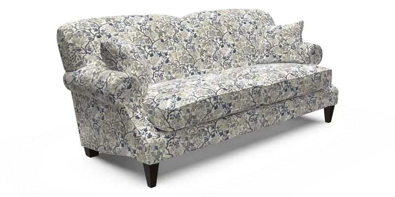 Tangmere 3 Seater Sofa in Floral Linen L'Oiseaux Tapestry 