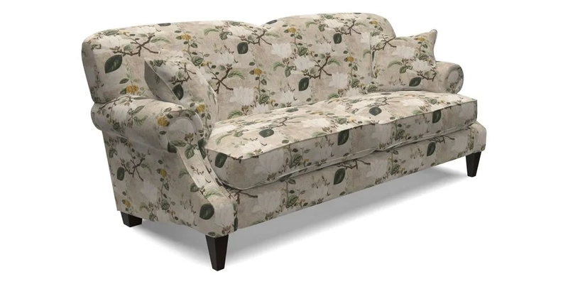 Tangmere 3 Seater Sofa in Floral Linen L'Oiseaux Tapestry 