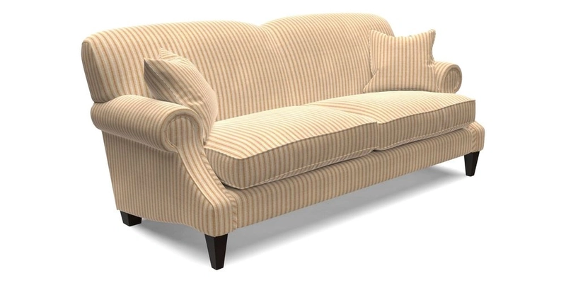 Tangmere 3 Seater Sofa in Floral Linen L'Oiseaux Tapestry 