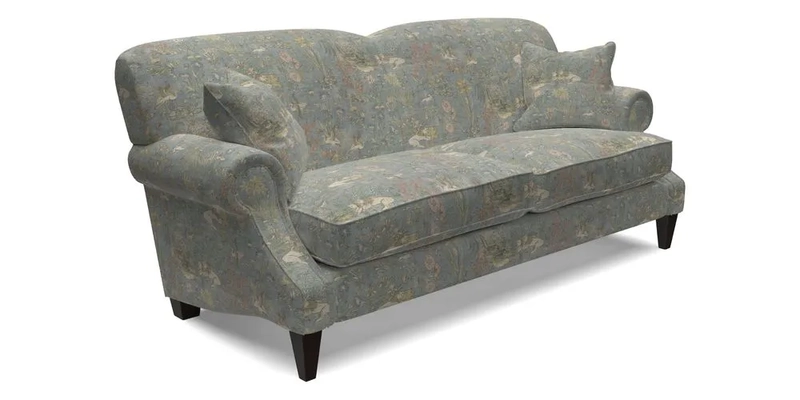 Tangmere 3 Seater Sofa in Floral Linen L'Oiseaux Tapestry 