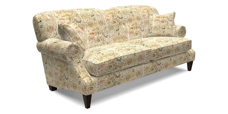 Tangmere 3 Seater Sofa in Floral Linen L'Oiseaux Tapestry 