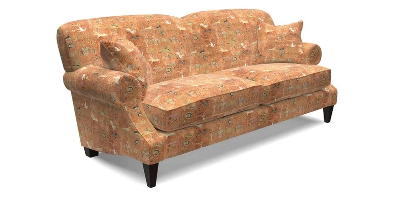 Tangmere 3 Seater Sofa in Floral Linen L'Oiseaux Tapestry 