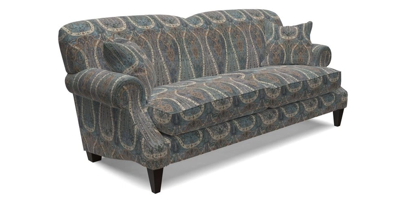 Tangmere 3 Seater Sofa in Floral Linen L'Oiseaux Tapestry 