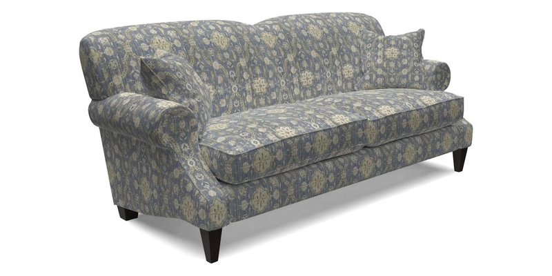 Tangmere 3 Seater Sofa in Floral Linen L'Oiseaux Tapestry 