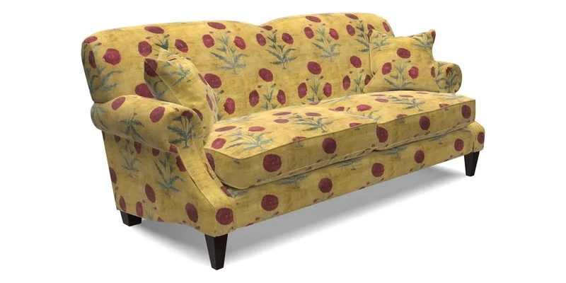 Tangmere 3 Seater Sofa in Floral Linen L'Oiseaux Tapestry 