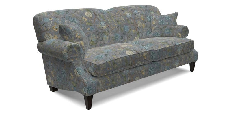 Tangmere 3 Seater Sofa in Floral Linen L'Oiseaux Tapestry 