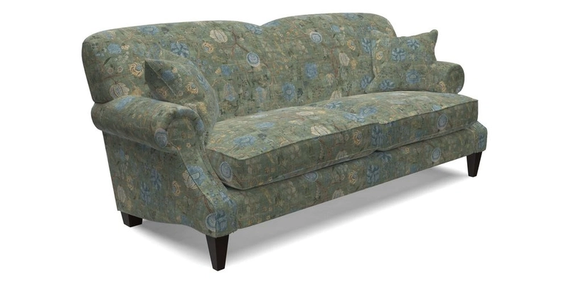 Tangmere 3 Seater Sofa in Floral Linen L'Oiseaux Tapestry 