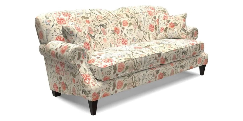 Tangmere 3 Seater Sofa in Floral Linen L'Oiseaux Tapestry 