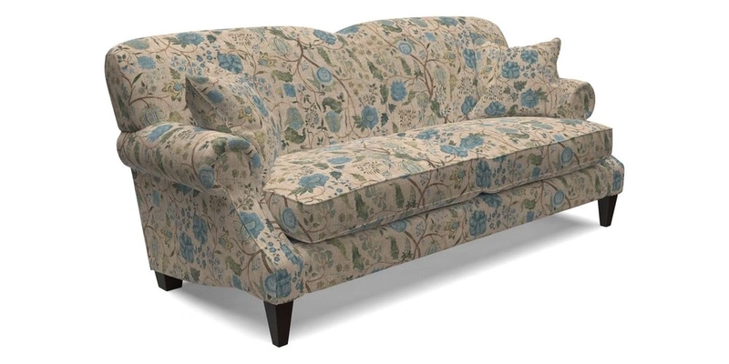 Tangmere 3 Seater Sofa in Floral Linen L'Oiseaux Tapestry 