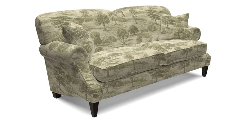 Tangmere 3 Seater Sofa in Floral Linen L'Oiseaux Tapestry 