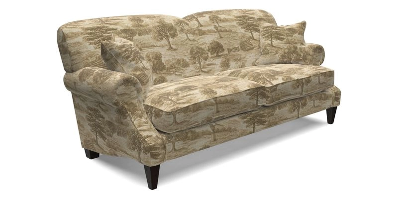 Tangmere 3 Seater Sofa in Floral Linen L'Oiseaux Tapestry 