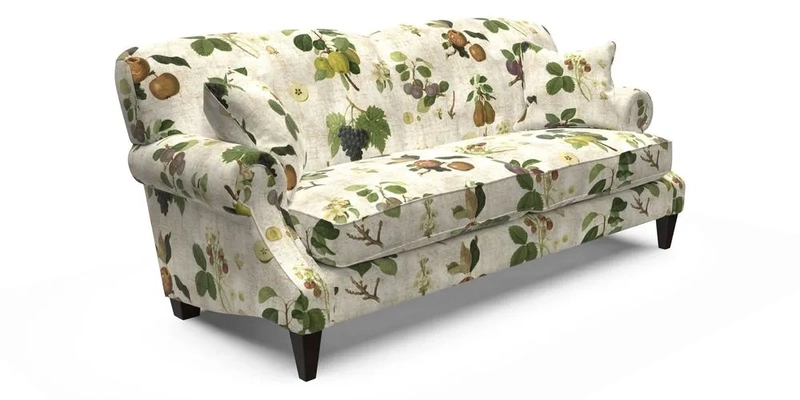 Tangmere 3 Seater Sofa in Floral Linen L'Oiseaux Tapestry 