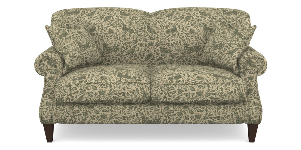 Product photograph of Tangmere 2 5 Seater Sofa In V A Drawn From Nature - Bird And Rabbit - Dark Green from Sofas and Stuff Limited