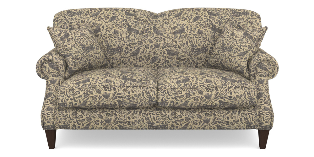 Product photograph of Tangmere 2 5 Seater Sofa In V A Drawn From Nature - Bird And Rabbit - Navy from Sofas and Stuff Limited