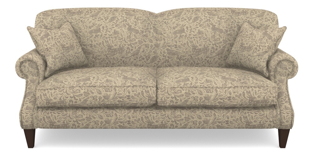 Product photograph of Tangmere 3 Seater Sofa In V A Drawn From Nature - Bird And Rabbit - Grey from Sofas and Stuff Limited