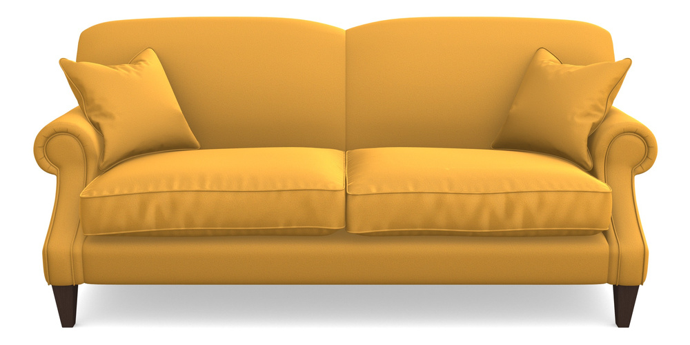 Product photograph of Tangmere 3 Seater Sofa In Clever Glossy Velvet - Fools Gold from Sofas and Stuff Limited
